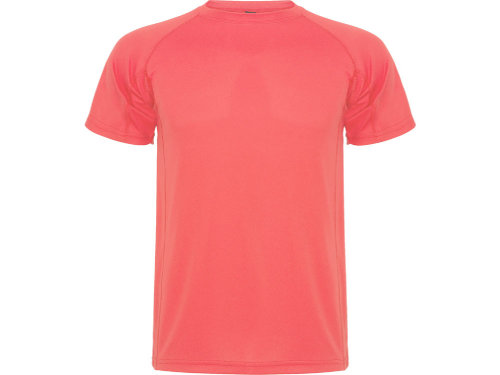 Спортивная футболка Montecarlo мужская, неоновый коралловый