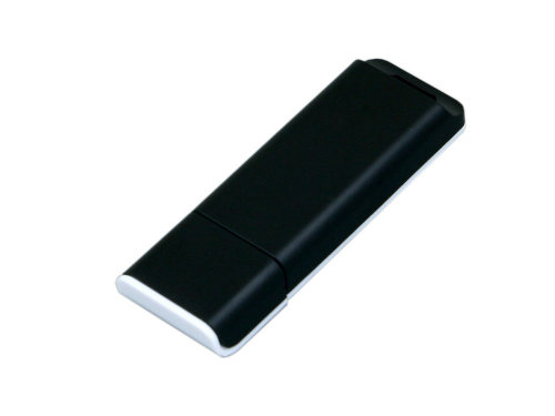 Флешка прямоугольной формы, оригинальный дизайн, двухцветный корпус, 8 Гб, черный/белый