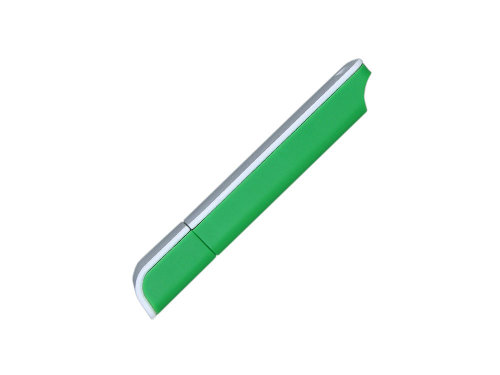 Флешка прямоугольной формы, оригинальный дизайн, двухцветный корпус, 8 Гб, зеленый/белый