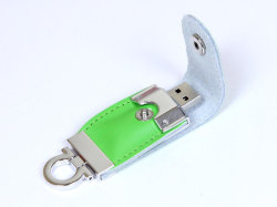 USB-флешка на 8 Гб в виде брелка, зеленый